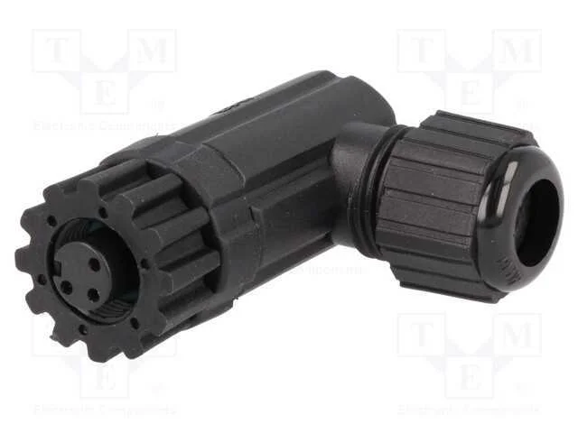 Ficha, M12, Pin: 4, F&ecirc;mea, C&oacute;digo A-Devicenet / Canopen, com Cabo