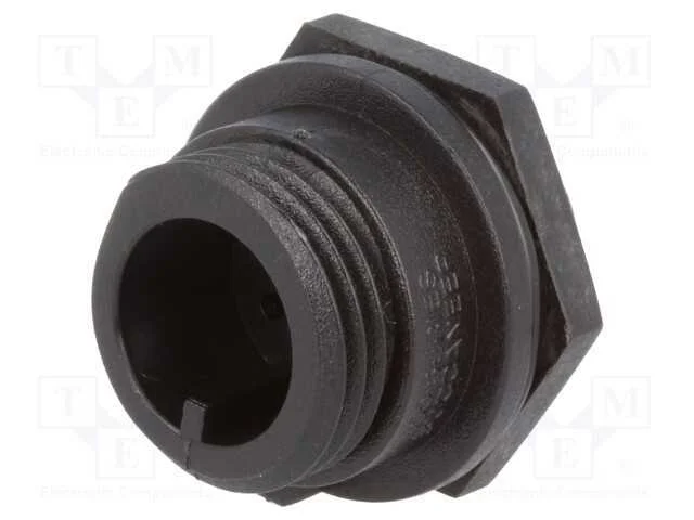 Conector: redondos, tomada, macho, PIN: 3, sem co.