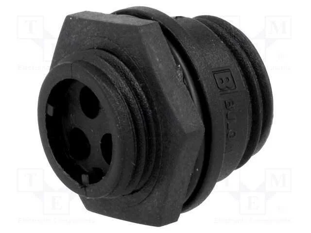 Conector: Redondos, Tomada, F&ecirc;mea, Pin: 3, Sem Contactos, Ip68, 250v