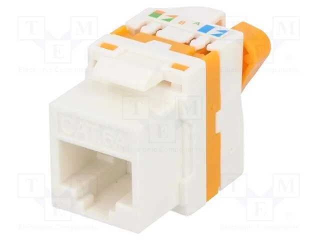 Tomada, Rj45, Pin: 8, Keystone, Sistema: 8p8c, Idc, Angulares 90