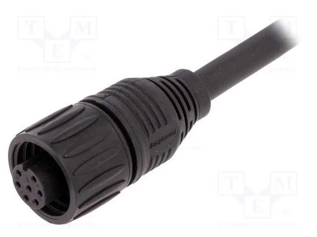 Conector: Redondos, Ficha, Pin: 7, F&ecirc;mea, Fios, Ecomate (C016), 10a