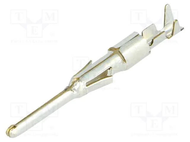 Contacto, Macho, 1,6mm, Prateado, 0,14&divide;0,5mm2, 26awg&divide;20awg, Cerrar