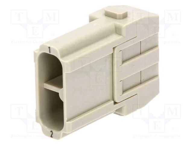 Conector: Retangulares, M&oacute;dulo, Macho, Han Modular 40a, Pin: 2