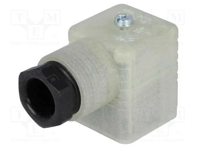 Conector: de V&aacute;lvulas, Ficha, Formato A, 18mm, F&ecirc;mea, Pin: 3, 1,5mm2