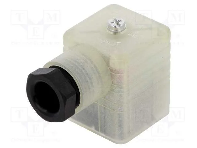 Conector: de V&aacute;lvulas, Ficha, Formato A, 18mm, F&ecirc;mea, Pin: 3, 1,5mm2