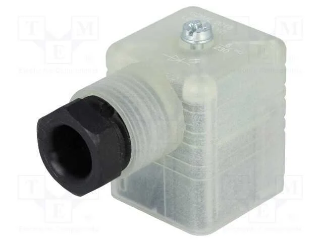 Conector: de V&aacute;lvulas, Ficha, Formato A, 18mm, F&ecirc;mea, Pin: 3, 1,5mm2
