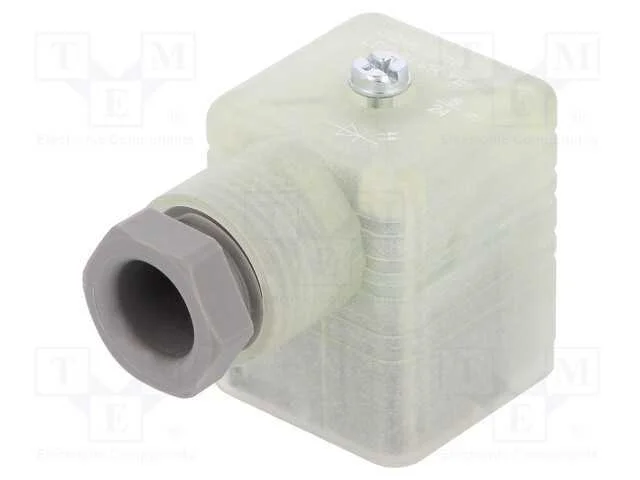 Conector: de V&aacute;lvulas, Ficha, Formato A, 18mm, F&ecirc;mea, Pin: 3, 1,5mm2
