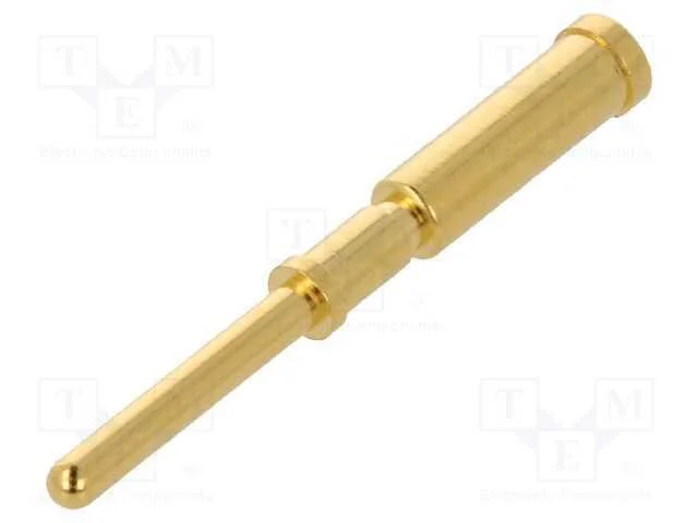 Contacto, macho, dourado, 0,5mm2, cerrar, com cabo