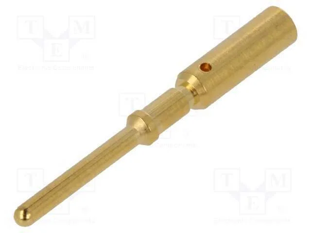 Contacto, Macho, Dourado, 1,5mm2, Pino de Liga&ccedil;&atilde;o &agrave; Massa, Cerrar