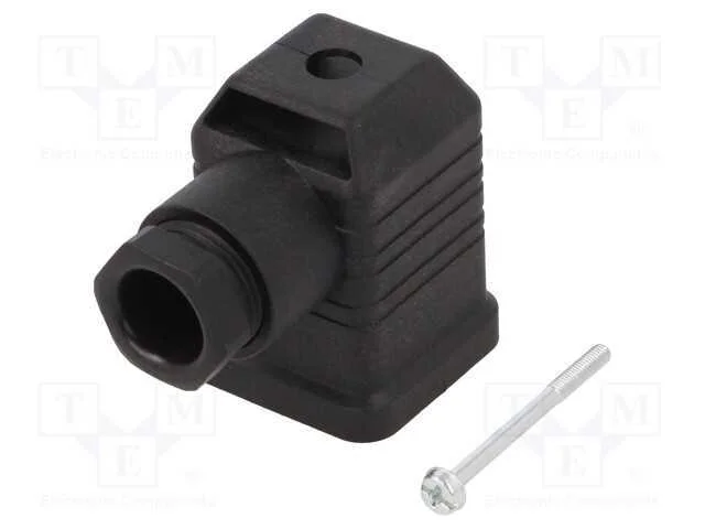 Conector: de V&aacute;lvulas, Ficha, Formato A, 18mm, F&ecirc;mea, Pin: 4, 400v