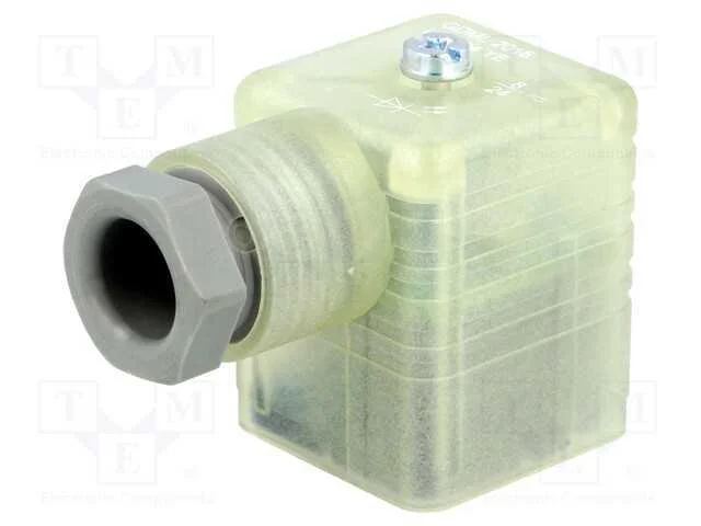 Conector: de V&aacute;lvulas, Ficha, Formato A, 18mm, F&ecirc;mea, Pin: 3, 1,5mm2