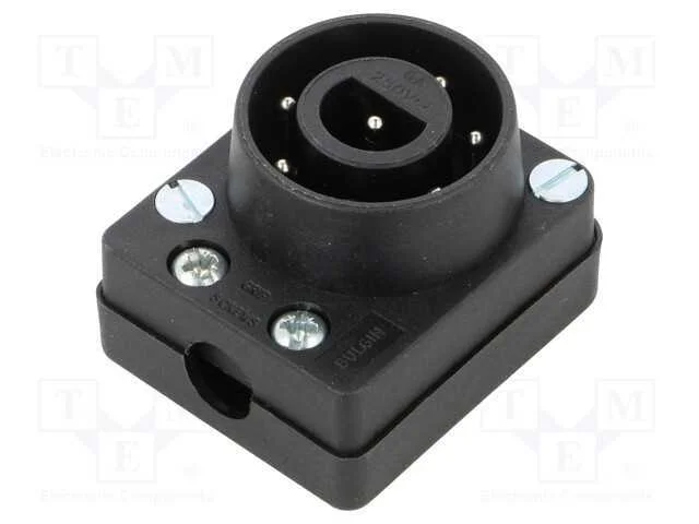 Conector: Redondos, Ficha, Macho, Pin: 8, com Cabo, Poliamida, 6a