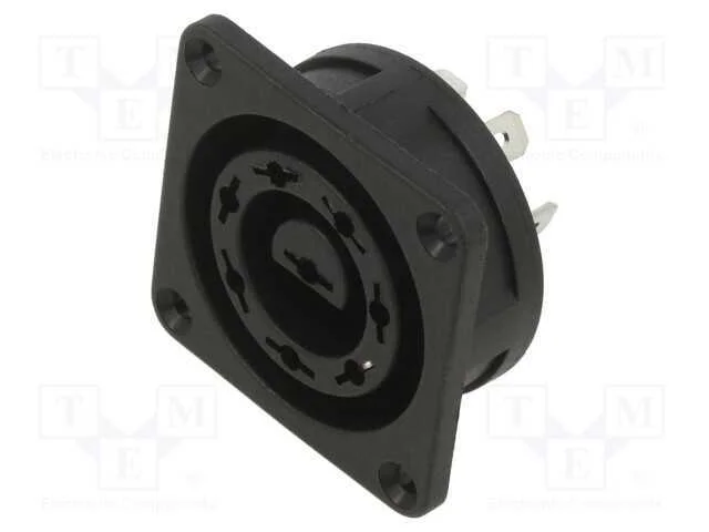 Conector: Redondos, Tomada, F&ecirc;mea, Pin: 8, Solda, Poliamida, 6a