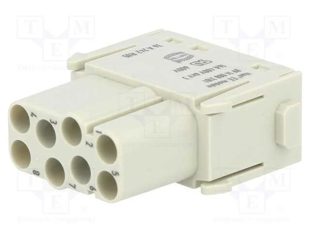 Conector: retangulares, m&oacute;dulo, f&ecirc;mea, Han Modula.