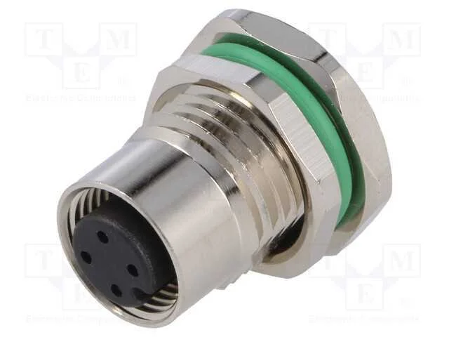 Tomada, M12, Pin: 3, F&ecirc;mea, C&oacute;digo A-Devicenet / Canopen, Tht, Ip67