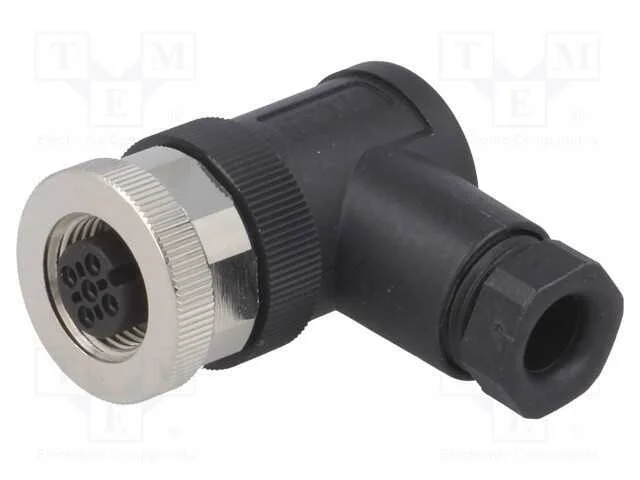 Ficha, M12, Pin: 5, F&ecirc;mea, C&oacute;digo A-Devicenet / Canopen, com Cabo