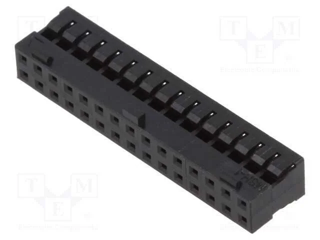 2mm Mgrid Wtb Rec Crp Hsg Pbt Blk 30ckt