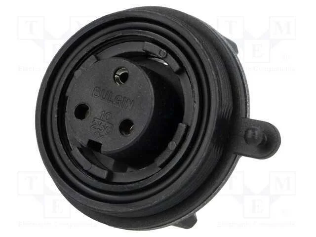Conector: Redondos, Tomada, F&ecirc;mea, Pin: 3, Rosca Externa,Torcidos