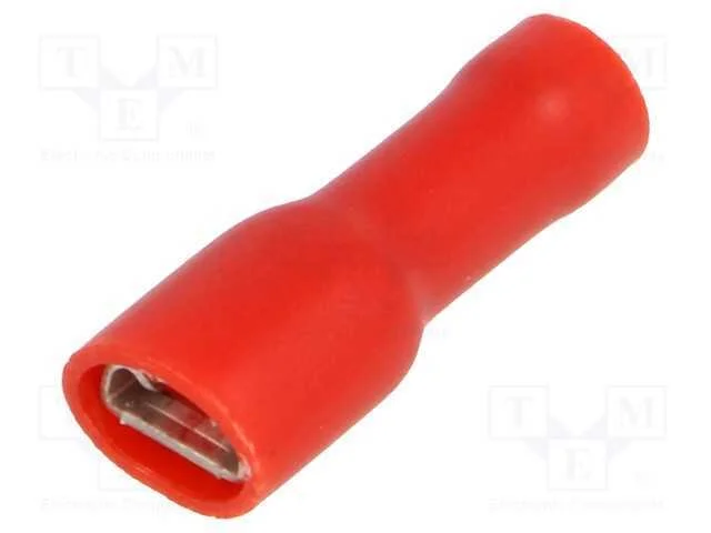 Conetor: Plano, 4,8mm, 0,5mm, Macho, 0,25&divide;1,5mm2, Cerrar, com Cabo