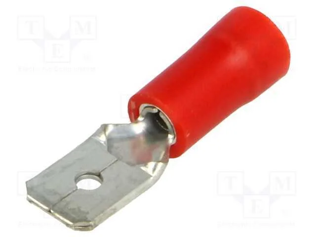 Conetor: Plano, 6,3mm, 0,8mm, F&ecirc;mea, 0,25&divide;1,5mm2, Cerrar, com Cabo