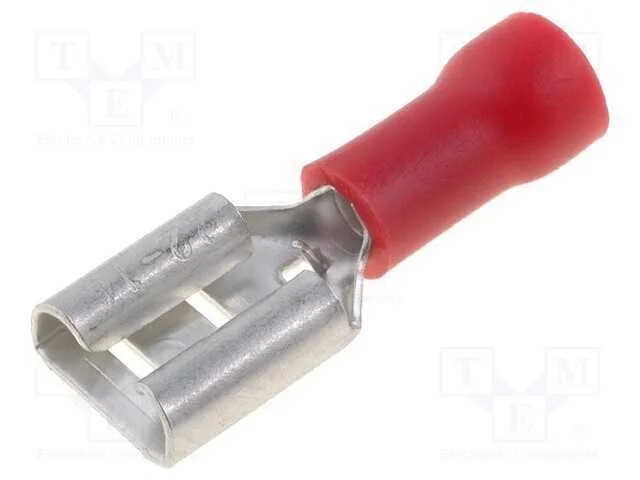Conetor: plano, 6,3mm, 0,8mm, macho, 0,5&divide;1mm2, ce.