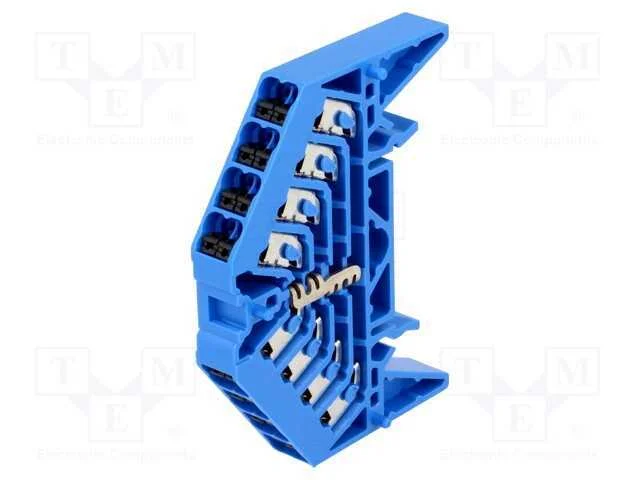 Conector: de carril, 1,5mm2, faixas: 1, bra&ccedil;adeir.