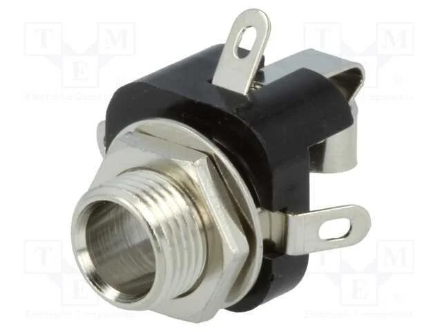 Tomada, Jack 6,3mm, f&ecirc;mea, stereo, faixas: 3, sim.