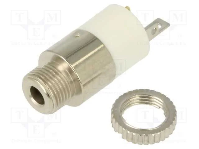 Tomada, Jack 2,5mm, f&ecirc;mea, stereo, faixas: 3, sim.