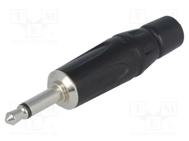 Ficha, Jack 3,5mm, macho, mono, faixas: 2, simple.