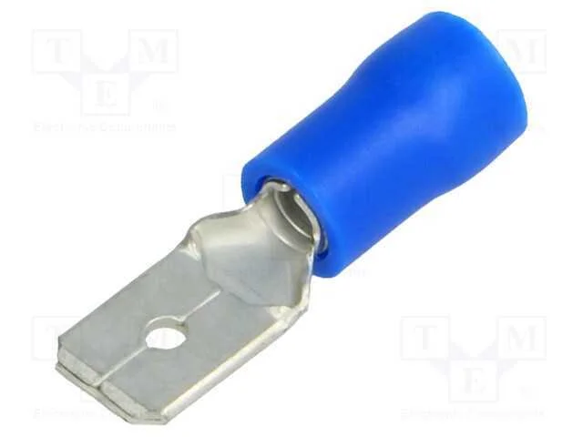 Conetor: Plano, 6,3mm, 0,8mm, F&ecirc;mea, 1,5&divide;2,5mm2, Cerrar, com Cabo