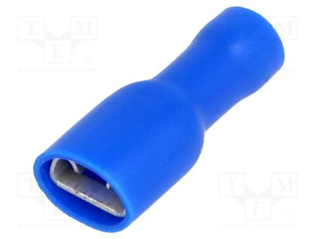Conetor: Plano, 6,3mm, 0,8mm, Macho, 1,5&divide;2,5mm2, Cerrar, com Cabo