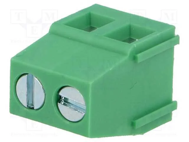 PCB bloco terminal, angulares 90, 5mm, faixas: 2,.