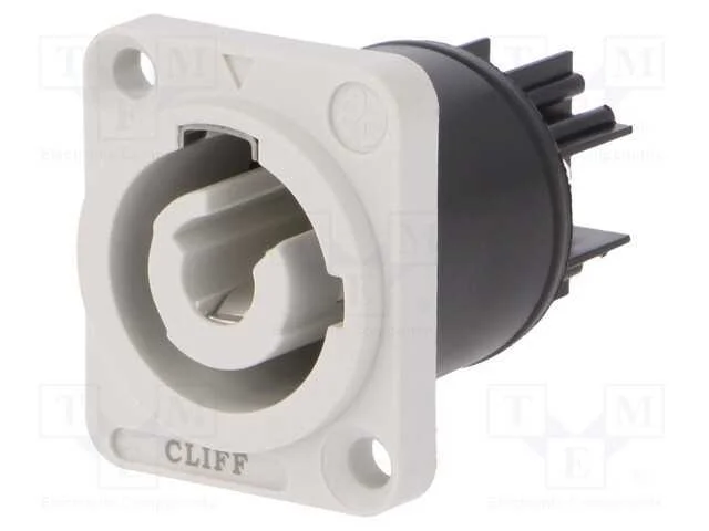 Conector: Redondos, F&ecirc;mea, Cliffcon-P, 20a, 250vac, para Painel