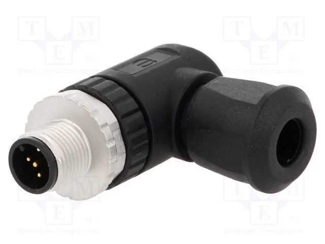 Ficha, M12, Pin: 5, Macho, C&oacute;digo A-Devicenet / Canopen, com Cabo