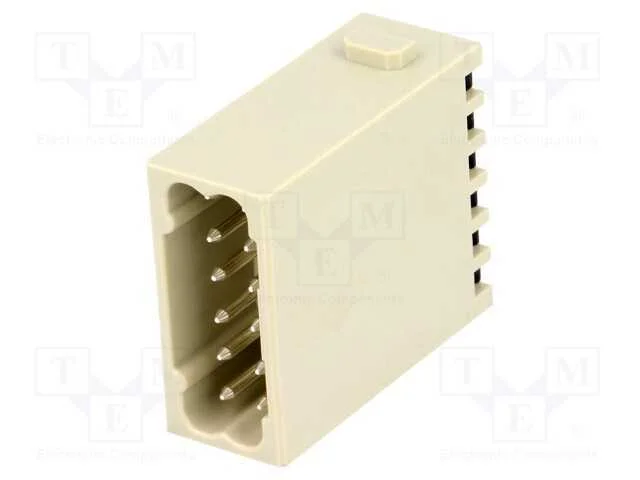 Conector: Hdc, M&oacute;dulo, Macho, Han-Modular, Pin: 12, 10a, 250v