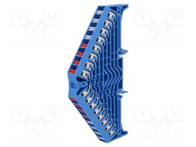Conector: de carril, 1,5mm2, faixas: 8, bra&ccedil;adeir.