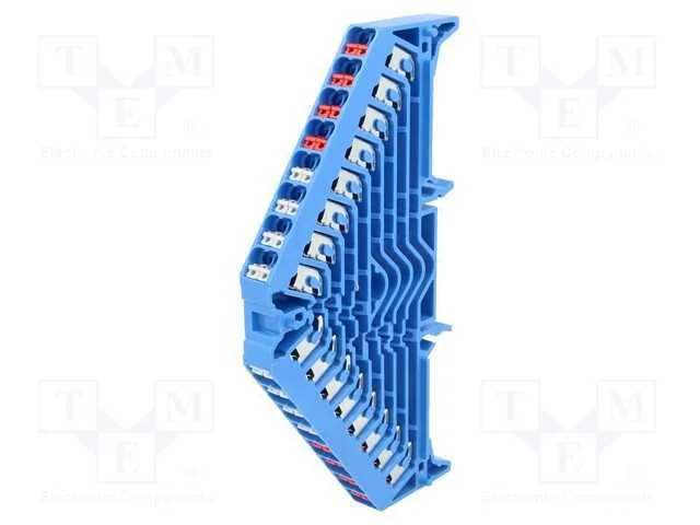 Conector: de carril, 1,5mm2, faixas: 8, bra&ccedil;adeir.