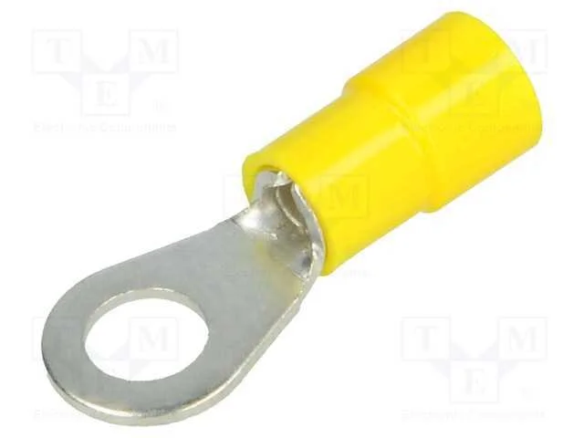 Terminal: de Olhal, M6, : 6,2mm, 4&divide;6mm2, Cerrar, com Cabo, Isolada