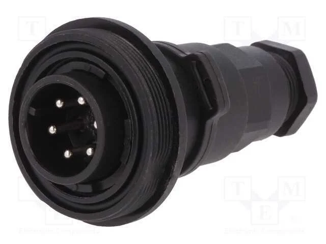 Conector: redondos, ficha, macho, PIN: 6, rosca e.