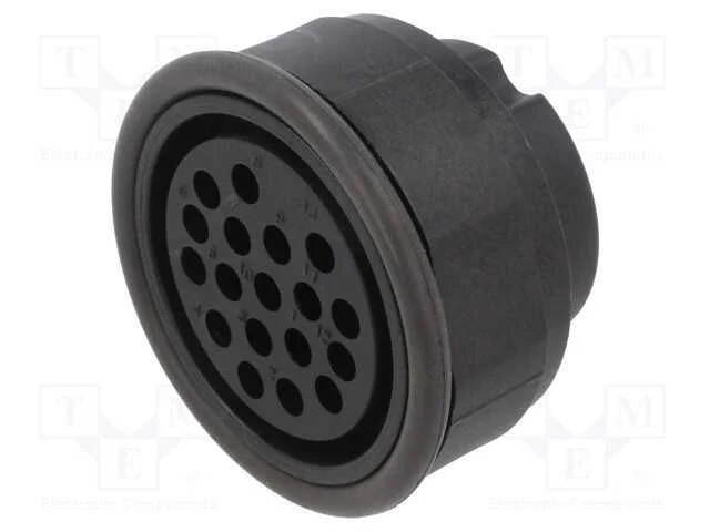 Conector: Redondos, F&ecirc;mea, Uic558, Pin: 13, com Cabo, Cerrar, Ip69k