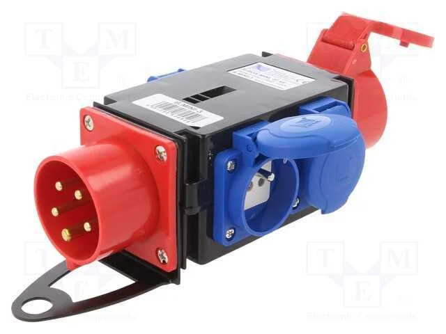 Conector: de Alimenta&ccedil;&atilde;o Ac 3 Fases, Multiplicador, 16a, 400vac