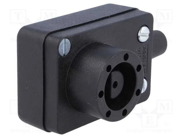 Conector: Redondos, Solda,Terminal Parafusado, F&ecirc;mea, 9mm, 6a