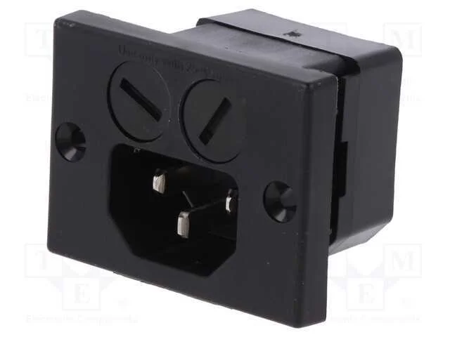 Conector: de Alimenta&ccedil;&atilde;o, Tomada, Macho, 10a, 250.