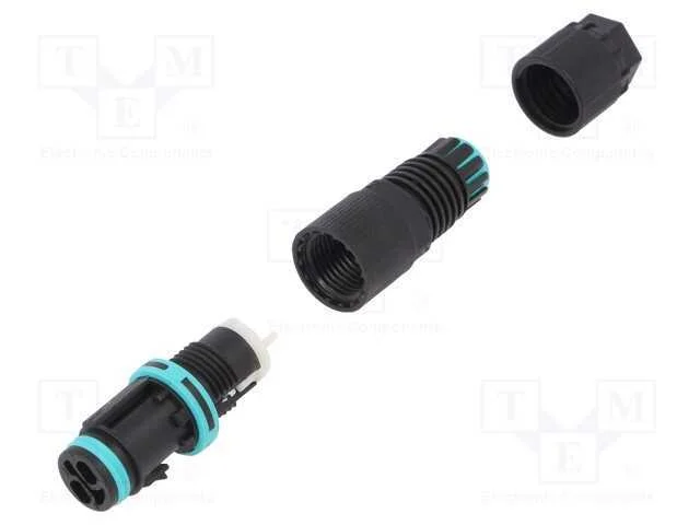 Conector: de alimenta&ccedil;&atilde;o, terminal parafusado, f&ecirc;.