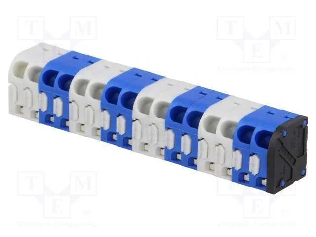 PCB bloco terminal, angulares 45, 3,5mm, faixas: .