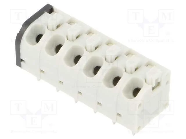 PCB bloco terminal, angulares 45, 5mm, faixas: 6,.