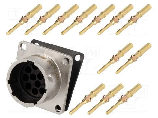 Conector: redondos, RT360, tomada, macho, cerrar,.
