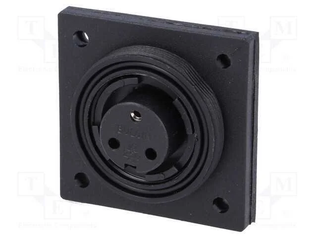 Conector: redondos, tomada, f&ecirc;mea, PIN: 3, rosca .