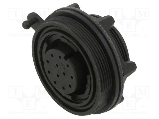Conector: redondos, tomada, f&ecirc;mea, PIN: 12, rosca.