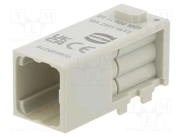 Conector: HDC, m&oacute;dulo, macho, Han-Modular Domino,.